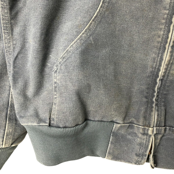 00'S Carhartt Active Jacket Duck Full Zip Parka Men's M cotton gray type Vintage Second Hand