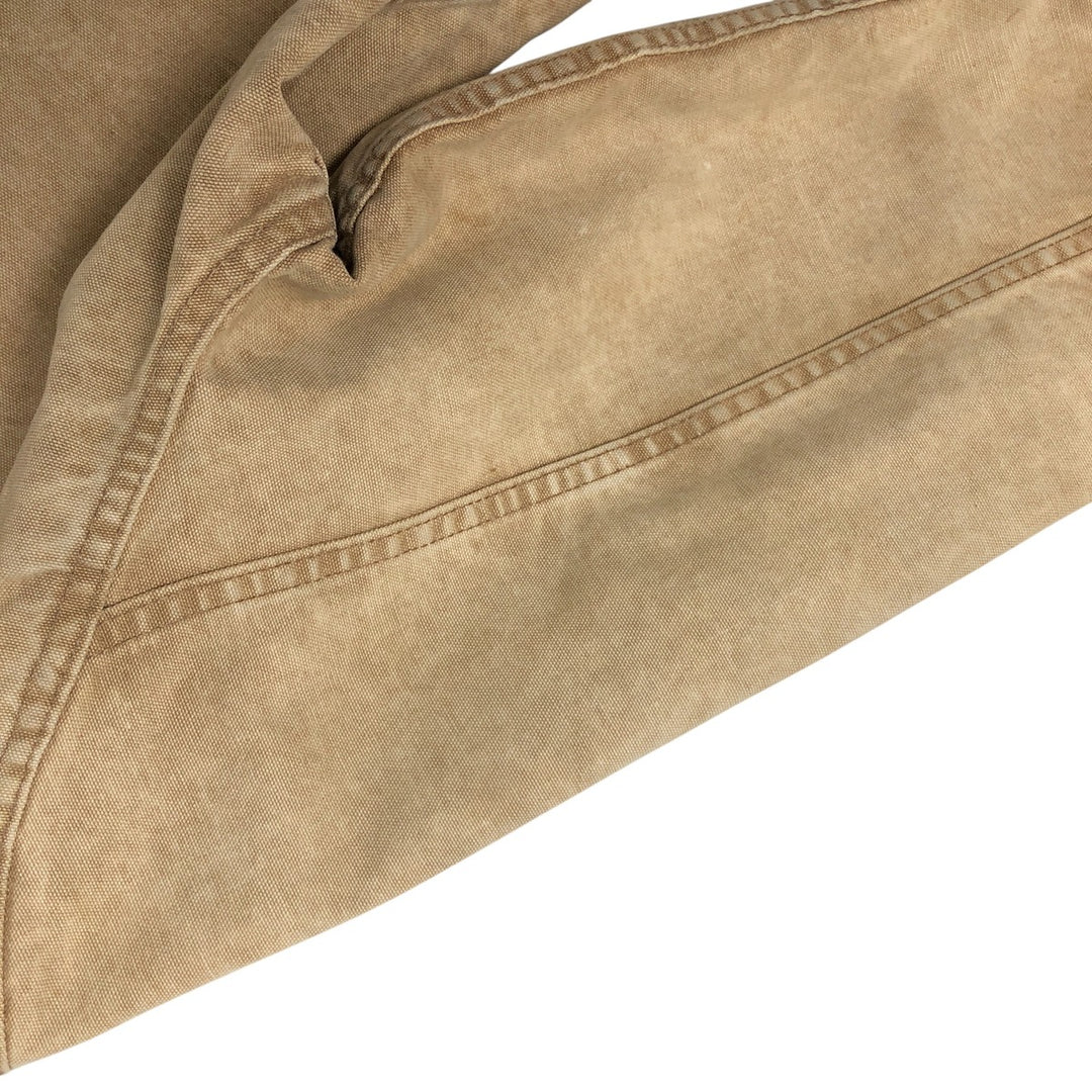 80s-90'S Carhartt Active Jacket Duck Full Zip Parka Made in USA Men's L Size Vintage unclear Beige type Vintage Second Hand