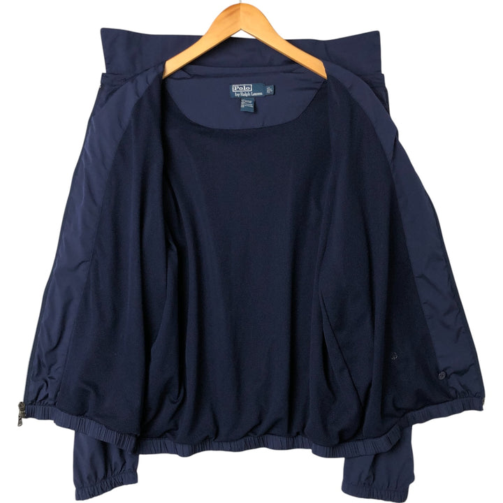Ralph Lauren POLO by Ralph Lauren Swing Top Sports Jacket Men's L size polyester navy blue type Vintage Second Hand