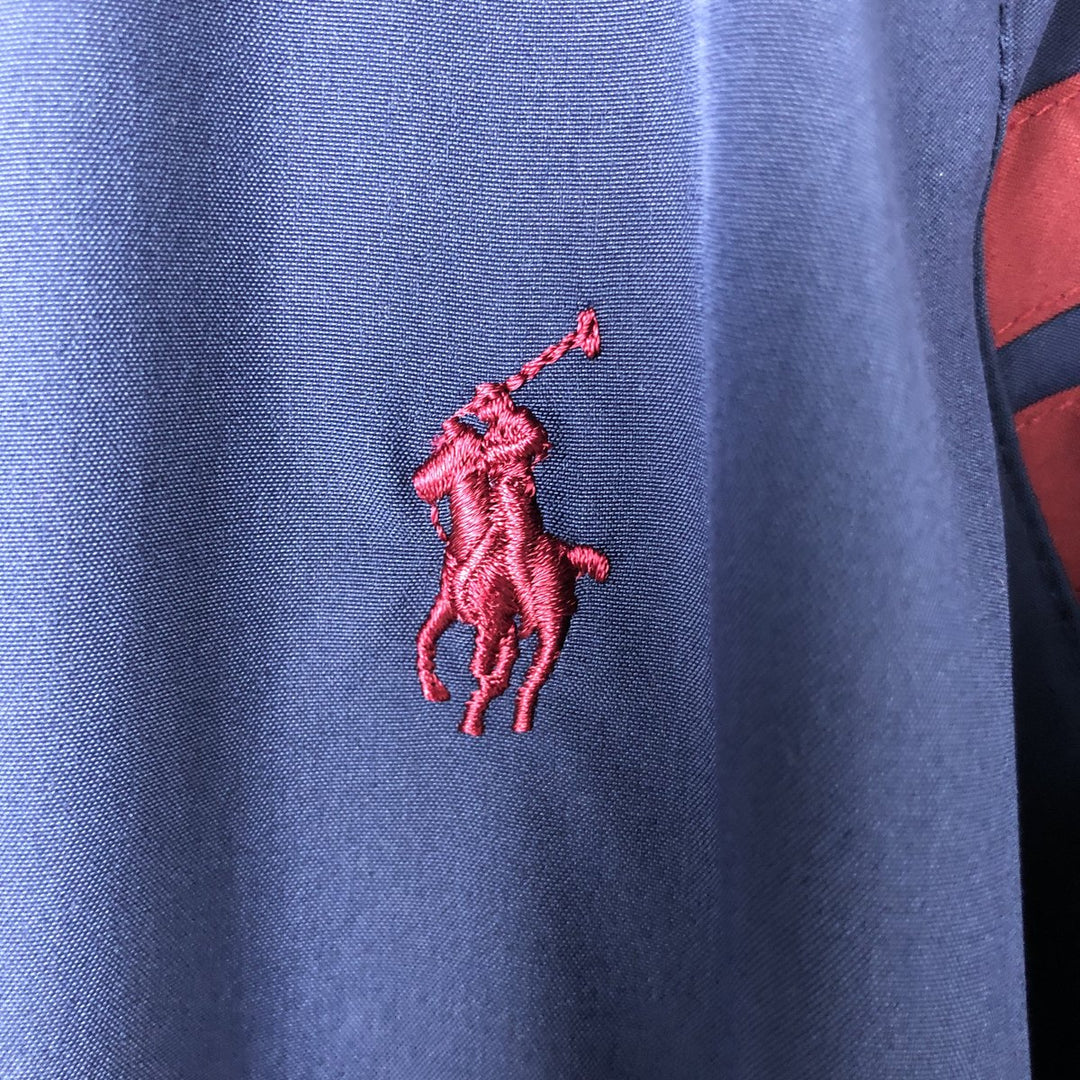 Ralph Lauren POLO by Ralph Lauren Swing Top Sports Jacket Men's L size polyester navy blue type Vintage Second Hand