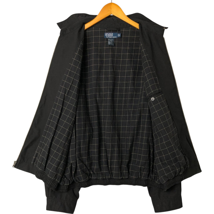 Ralph Lauren POLO by Ralph Lauren Swing Top Sports Jacket Men's XL polyester black type Vintage Second Hand