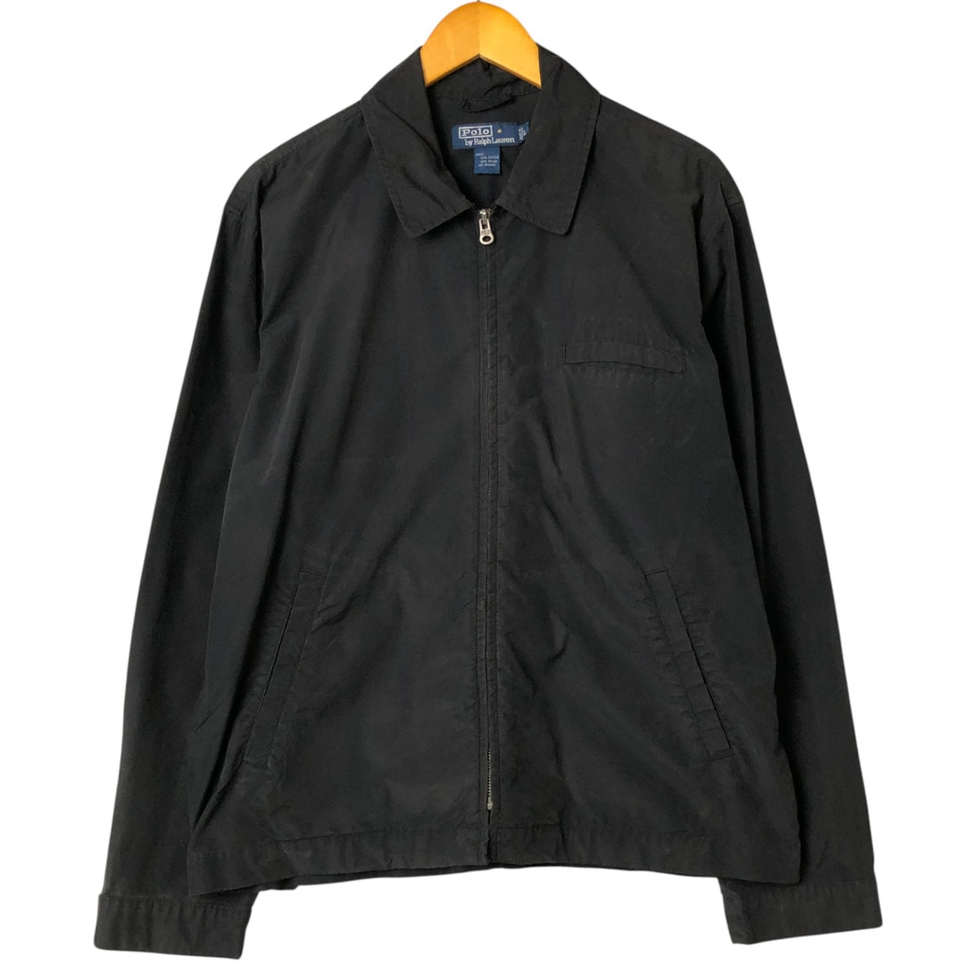 Ralph Lauren POLO by Ralph Lauren Swing Top Sports Jacket Men's L size cotton black type Vintage Second Hand