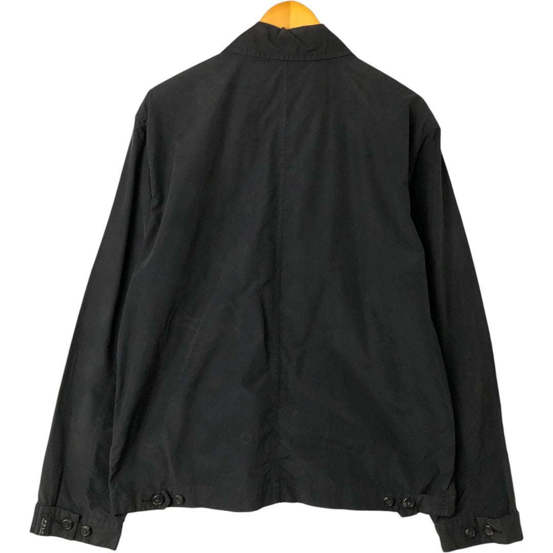 Ralph Lauren POLO by Ralph Lauren Swing Top Sports Jacket Men's L size cotton black type Vintage Second Hand