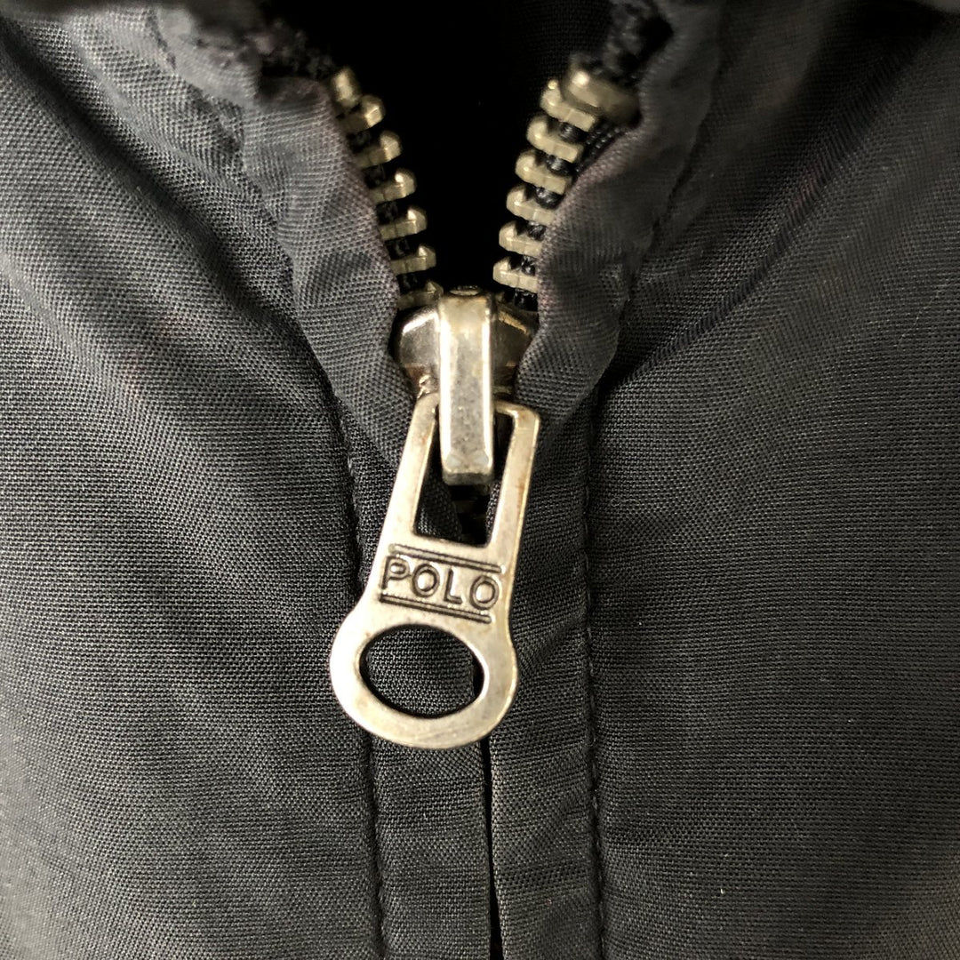 Ralph Lauren POLO by Ralph Lauren Swing Top Sports Jacket Men's L size cotton black type Vintage Second Hand