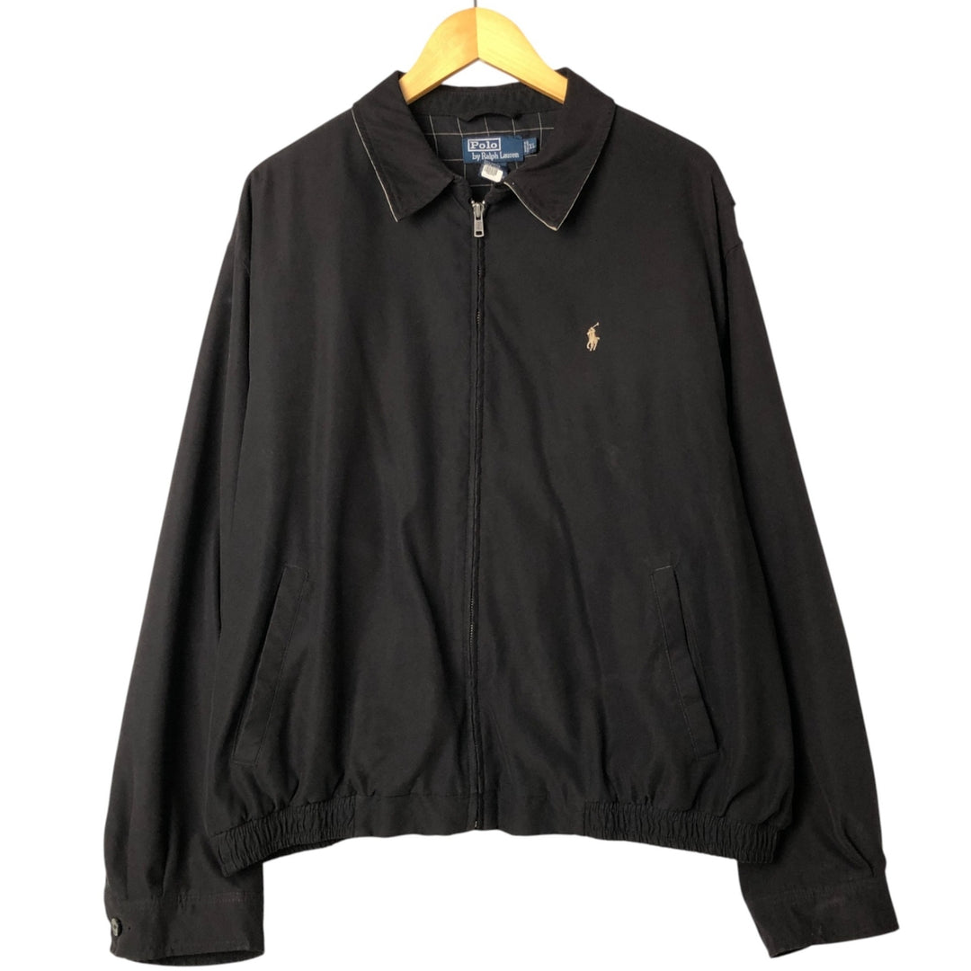Ralph Lauren POLO by Ralph Lauren Swing Top Sports Jacket Men's XL polyester black type Vintage Second Hand