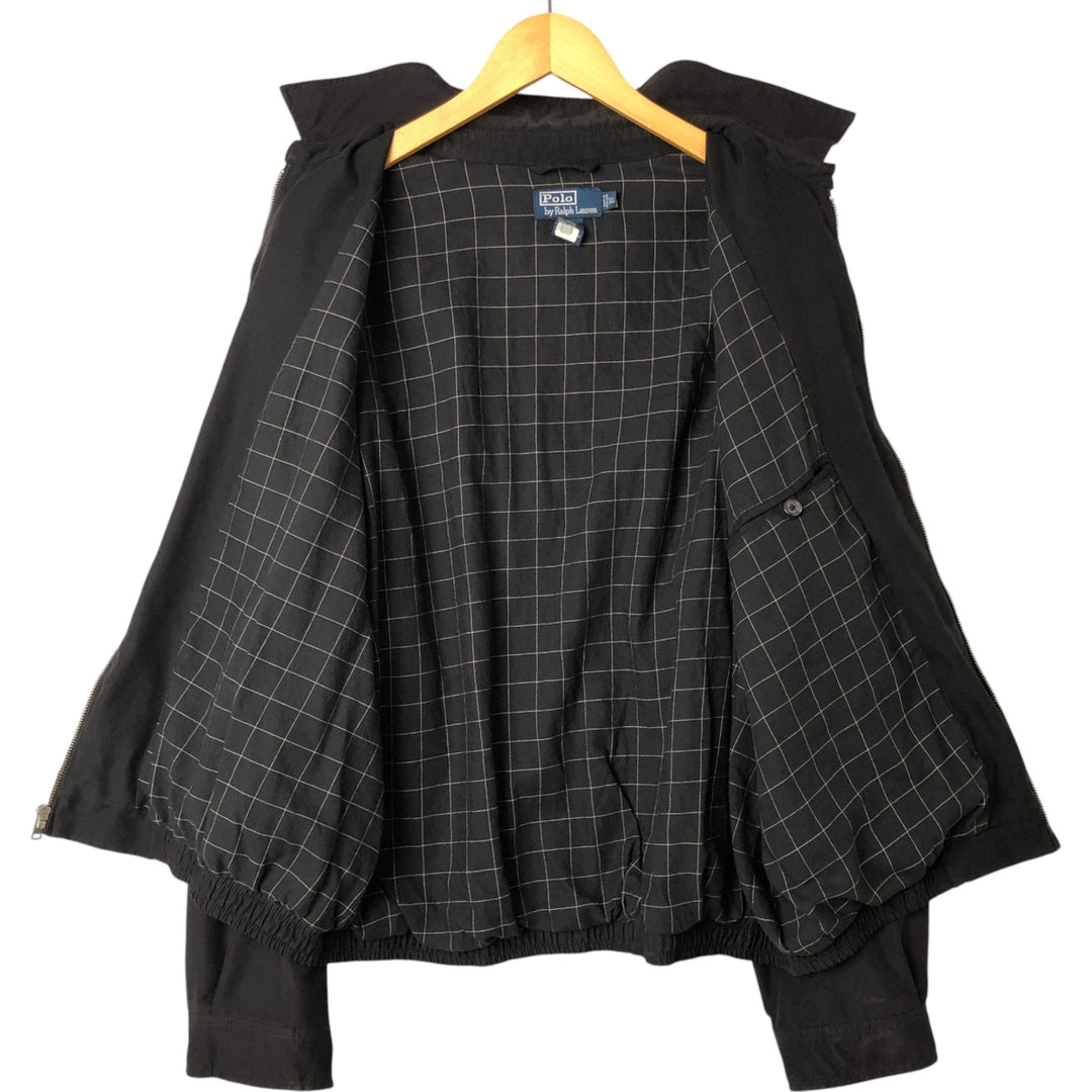 Ralph Lauren POLO by Ralph Lauren Swing Top Sports Jacket Men's XL polyester black type Vintage Second Hand