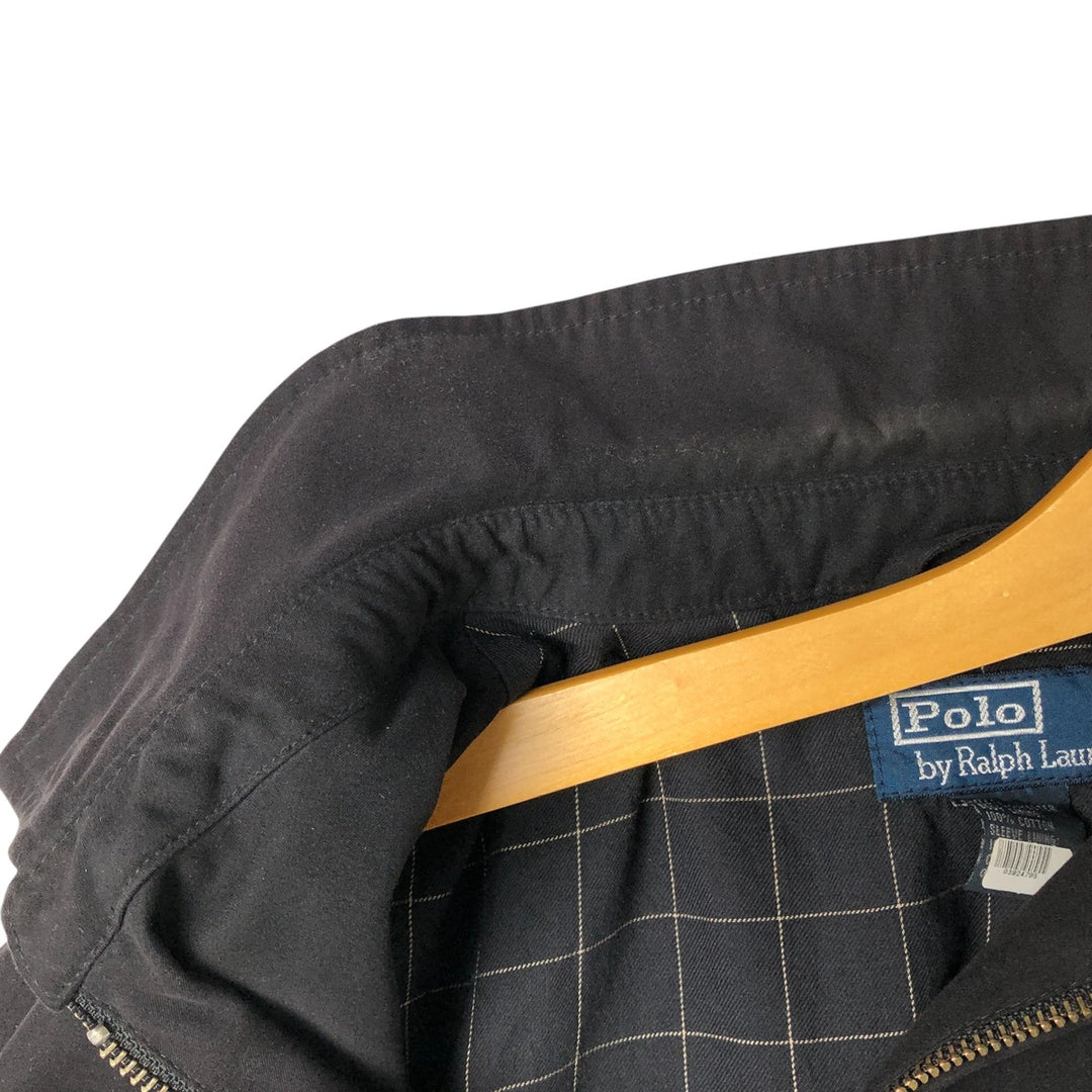 Ralph Lauren POLO by Ralph Lauren Swing Top Sports Jacket Men's XL polyester black type Vintage Second Hand