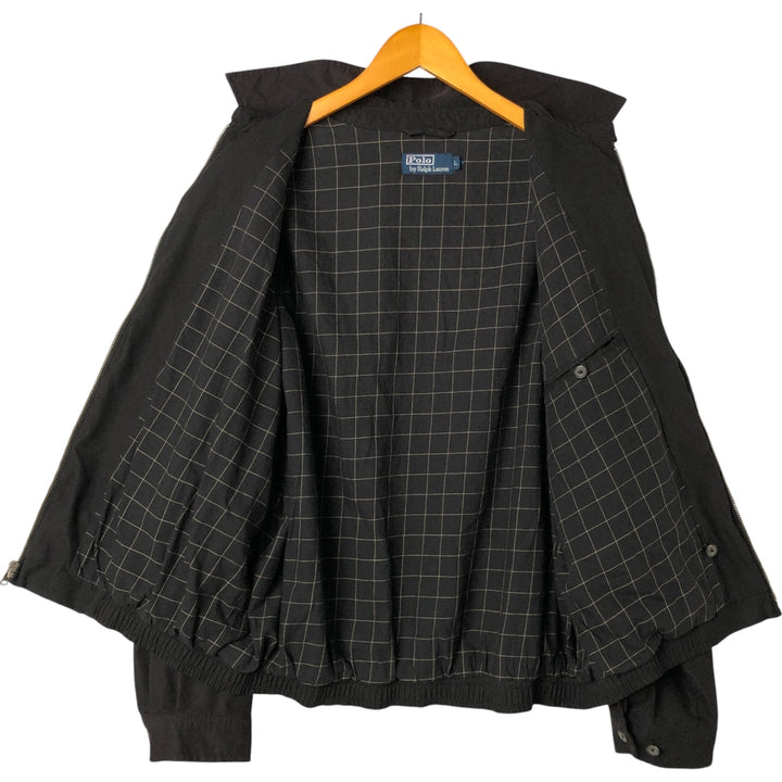 Ralph Lauren POLO by Ralph Lauren Swing Top Sports Jacket Men's L size polyester black type Vintage Second Hand