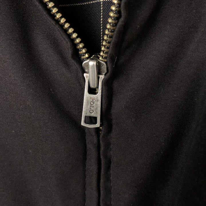 Ralph Lauren POLO by Ralph Lauren Swing Top Sports Jacket Men's L size polyester black type Vintage Second Hand