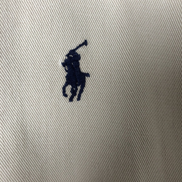 90'S Ralph Lauren POLO by Ralph Lauren Swing Top Sports Jacket Made in USA Men's XL cotton Beige type Vintage Second Hand