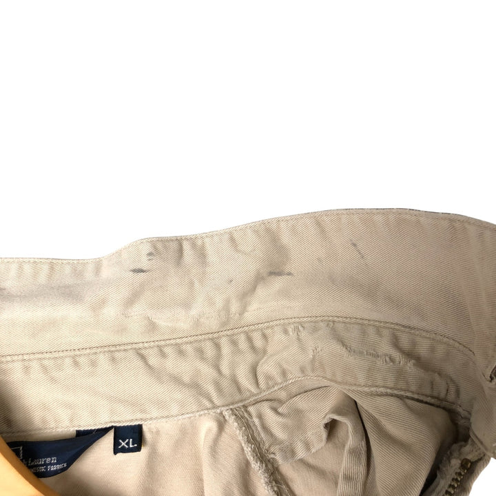 90'S Ralph Lauren POLO by Ralph Lauren Swing Top Sports Jacket Made in USA Men's XL cotton Beige type Vintage Second Hand