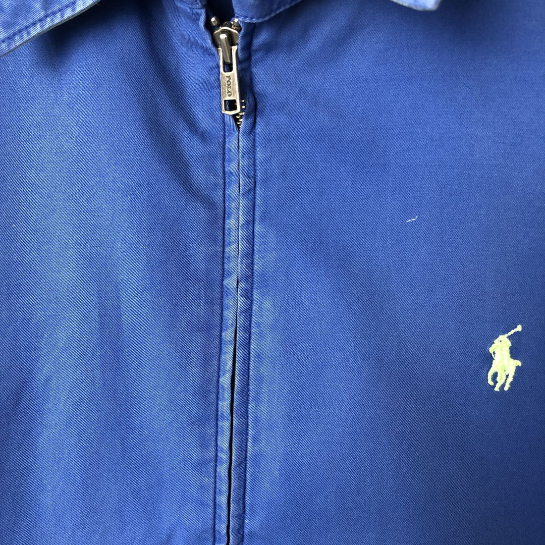 Special price for Ralph Lauren POLO by Ralph Lauren swing top sports jacket, men's size M cotton blue type Vintage Second Hand