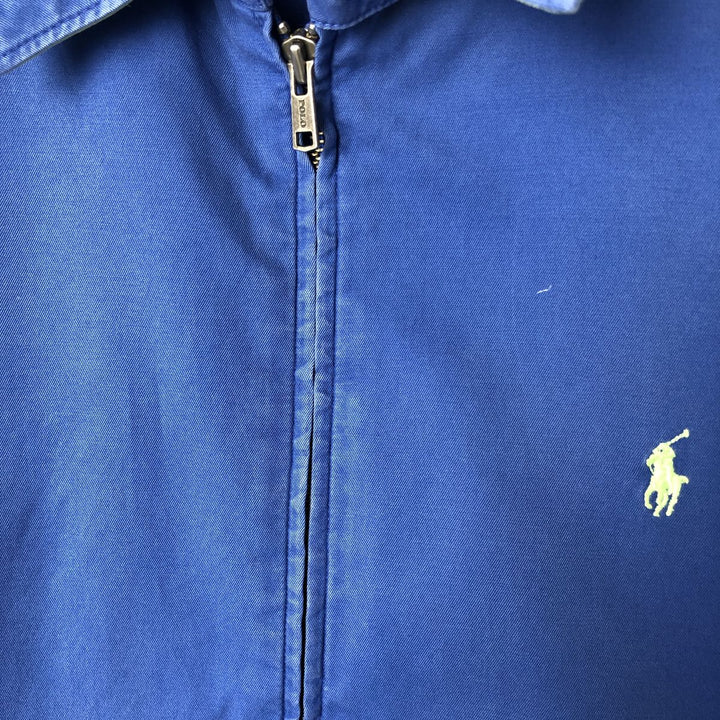 Special price for Ralph Lauren POLO by Ralph Lauren swing top sports jacket, men's size M cotton blue type Vintage Second Hand