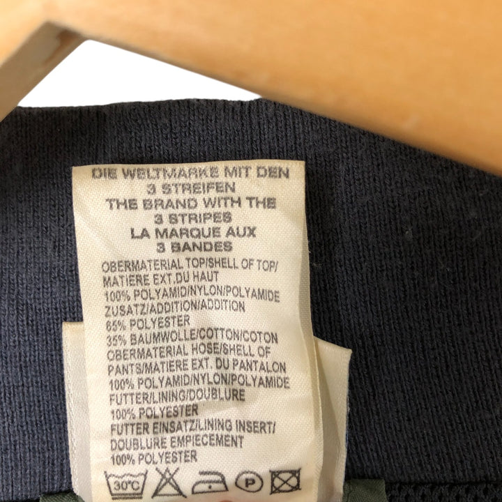 00'S Adidas Back Logo Nylon Jacket Men's M Size Nylon Khaki type Vintage Second Hand