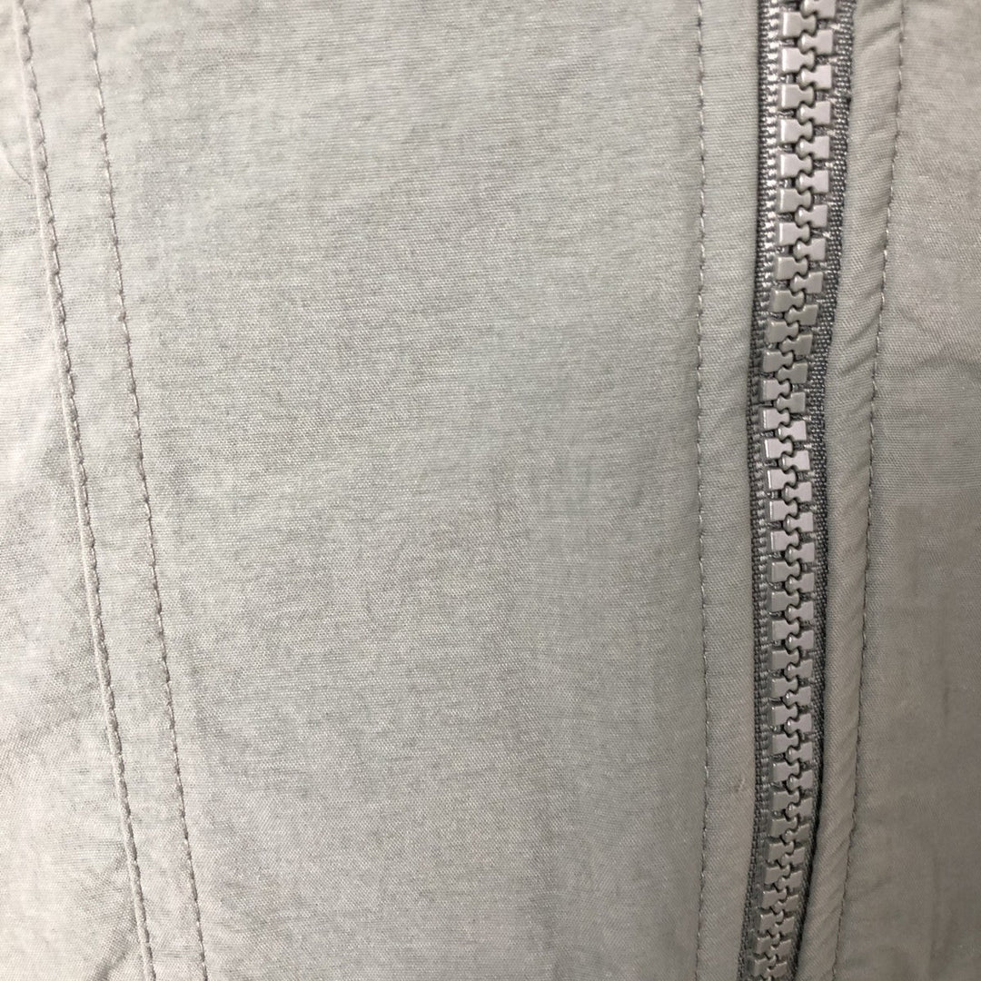 00'S Adidas Back Logo Nylon Jacket Men's M Size Nylon Khaki type Vintage Second Hand