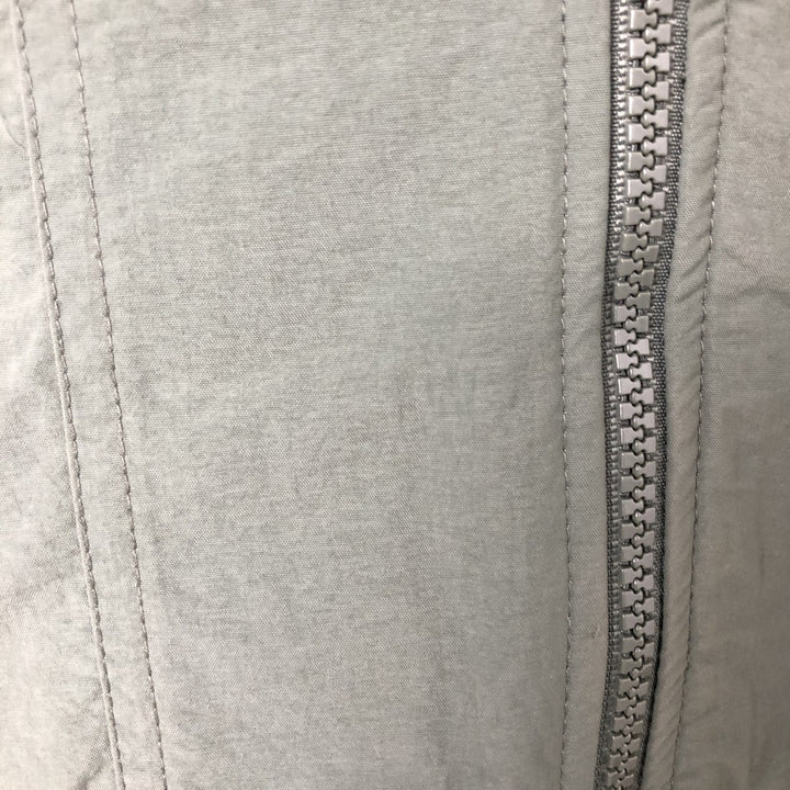 00'S Adidas Back Logo Nylon Jacket Men's M Size Nylon Khaki type Vintage Second Hand