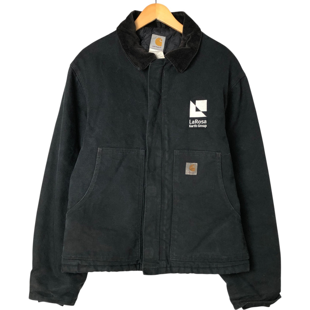 Carhartt Traditional Jacket Duck Work Jacket Men's L size cotton black type Vintage Second Hand