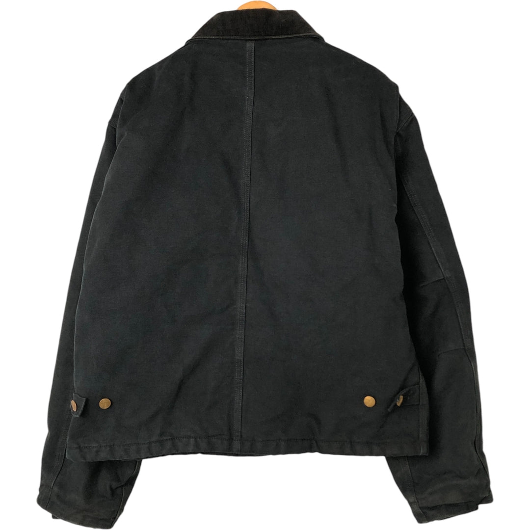 Carhartt Traditional Jacket Duck Work Jacket Men's L size cotton black type Vintage Second Hand