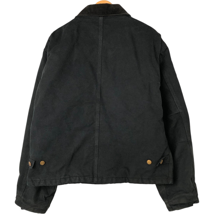 Carhartt Traditional Jacket Duck Work Jacket Men's L size cotton black type Vintage Second Hand