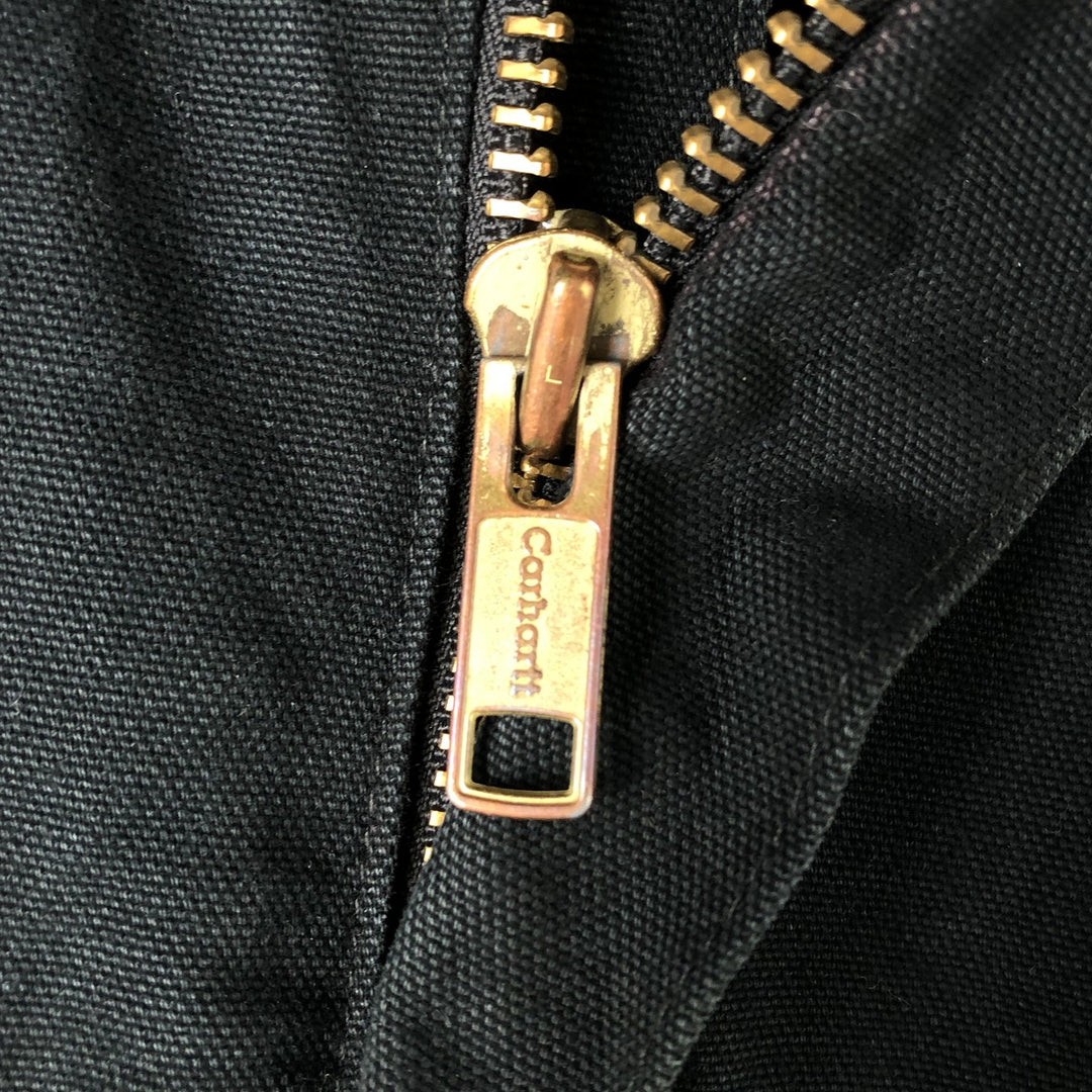 Carhartt Traditional Jacket Duck Work Jacket Men's L size cotton black type Vintage Second Hand