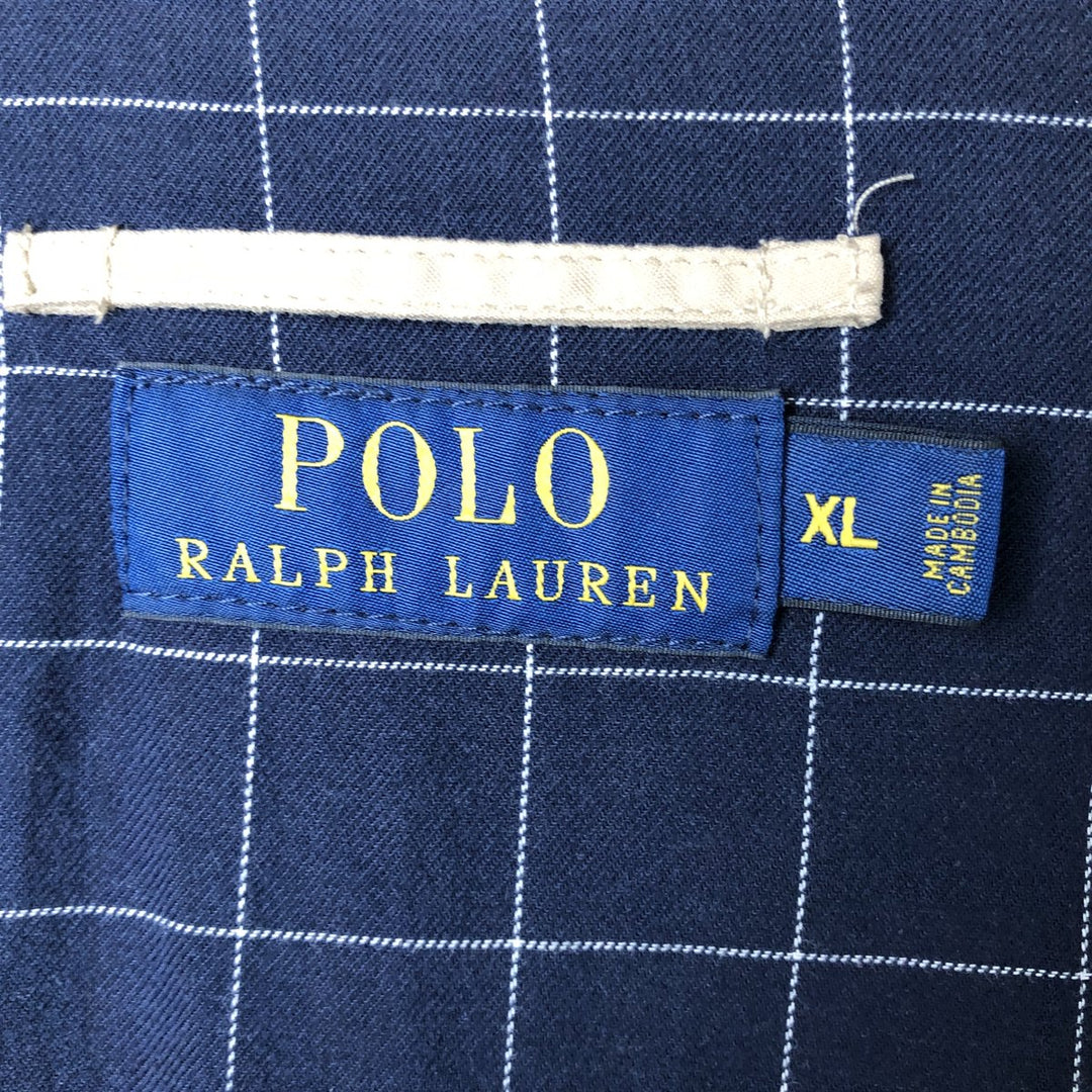 Special price for Ralph Lauren POLO by Ralph Lauren swing top sports jacket, men's XL size polyester Beige type Vintage Second Hand