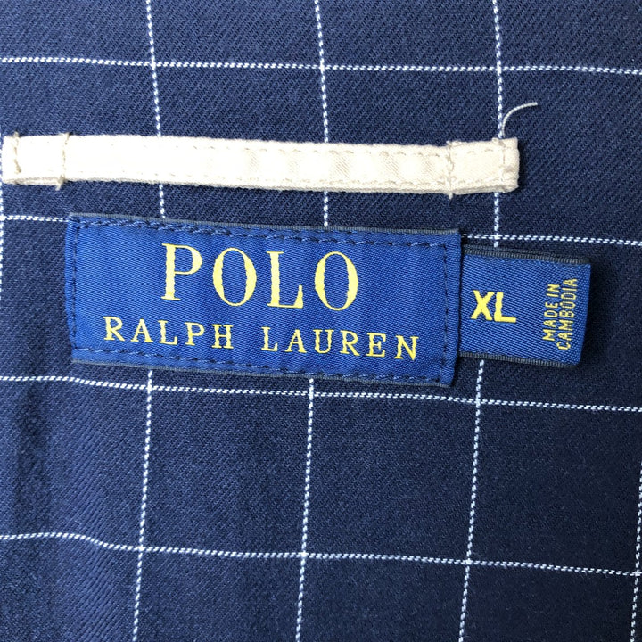 Special price for Ralph Lauren POLO by Ralph Lauren swing top sports jacket, men's XL size polyester Beige type Vintage Second Hand