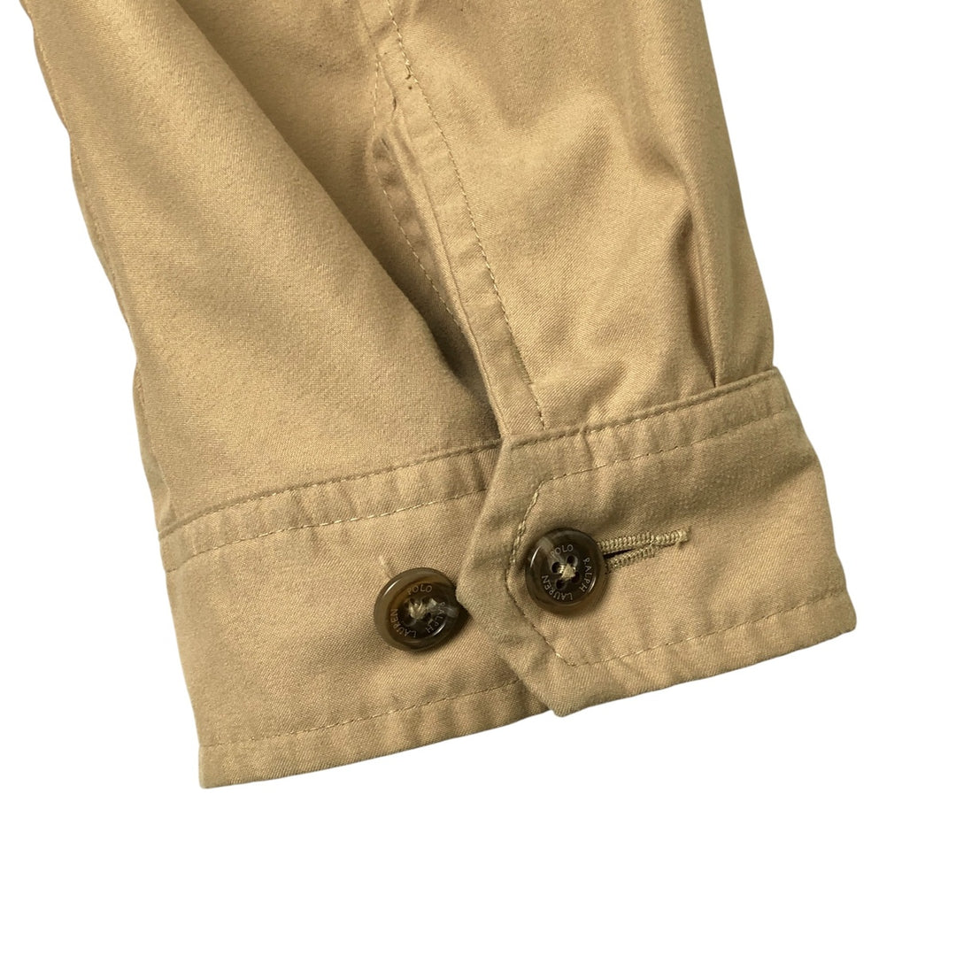 Special price for Ralph Lauren POLO by Ralph Lauren swing top sports jacket, men's XL size polyester Beige type Vintage Second Hand