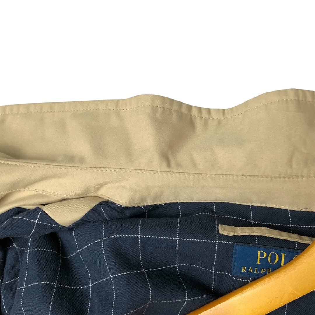 Special price for Ralph Lauren POLO by Ralph Lauren swing top sports jacket, men's XL size polyester Beige type Vintage Second Hand