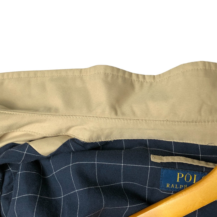 Special price for Ralph Lauren POLO by Ralph Lauren swing top sports jacket, men's XL size polyester Beige type Vintage Second Hand