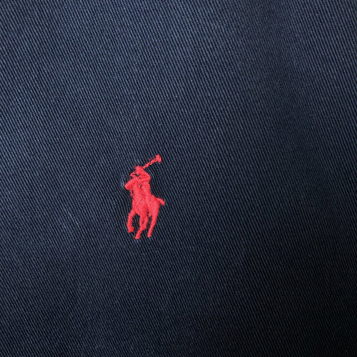 Ralph Lauren POLO by Ralph Lauren Swing Top Sports Jacket Men's XXL cotton navy blue type Vintage Second Hand