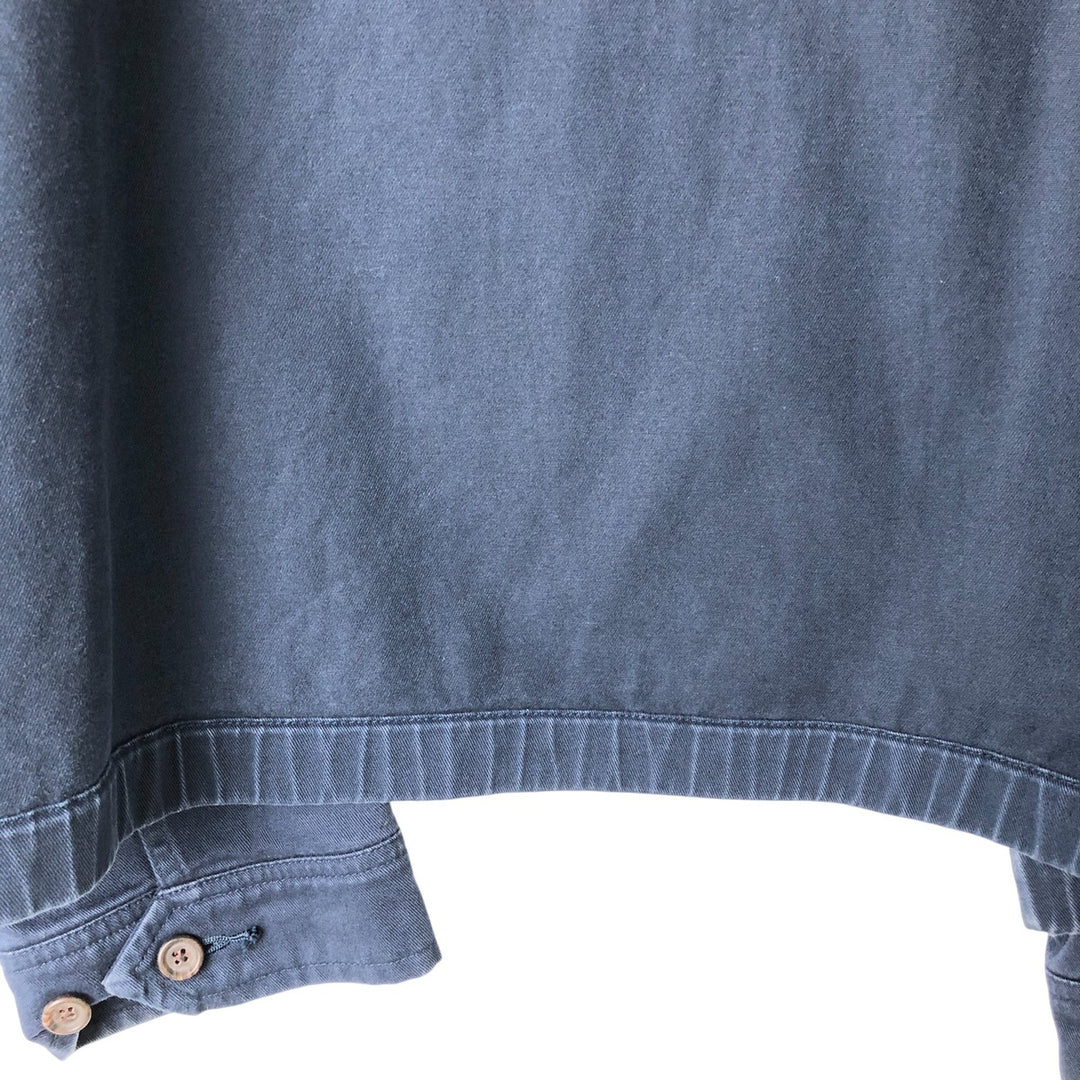 Ralph Lauren POLO by Ralph Lauren Swing Top Sports Jacket Men's XXL cotton navy blue type Vintage Second Hand