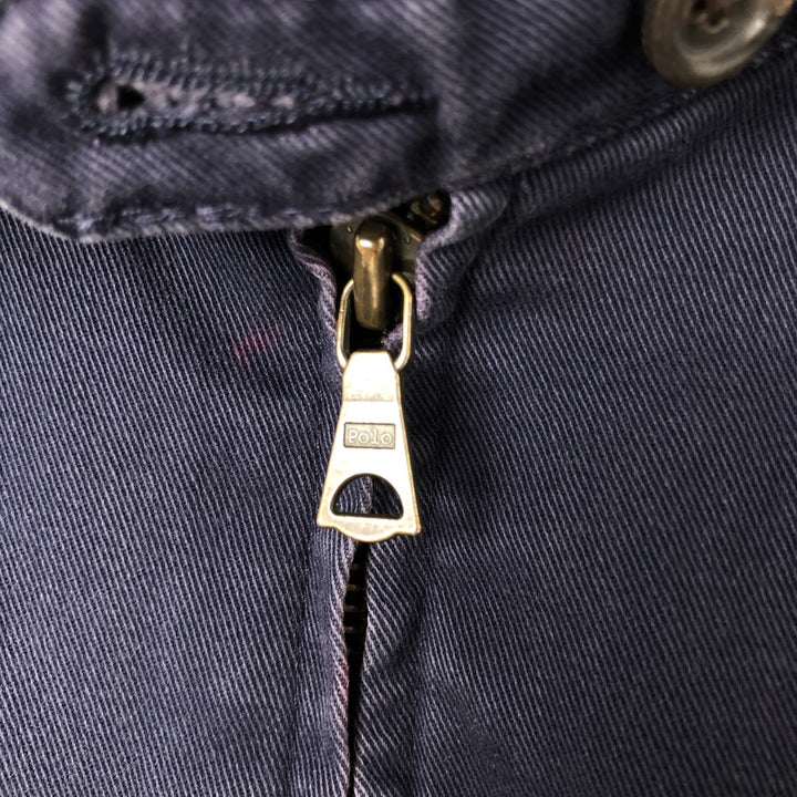 Ralph Lauren POLO by Ralph Lauren Swing Top Sports Jacket Men's XL cotton navy blue type Vintage Second Hand