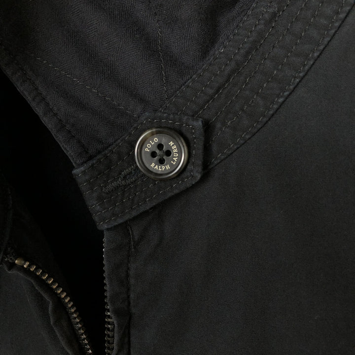 Ralph Lauren POLO by Ralph Lauren Swing Top Sports Jacket Men's L size cotton black type Vintage Second Hand
