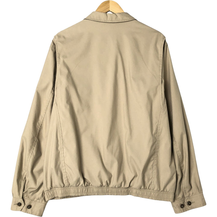Ralph Lauren POLO RALPH LAUREN Swing Top Sports Jacket Men's L size polyester Beige type Vintage Second Hand