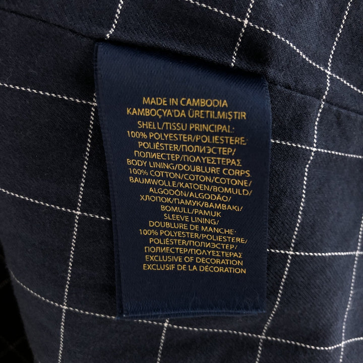 Ralph Lauren POLO RALPH LAUREN Swing Top Sports Jacket Men's L size polyester Beige type Vintage Second Hand