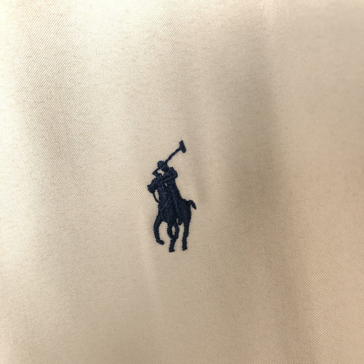 Ralph Lauren POLO RALPH LAUREN Swing Top Sports Jacket Men's L size polyester Beige type Vintage Second Hand