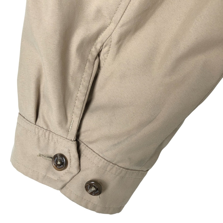Ralph Lauren POLO RALPH LAUREN Swing Top Sports Jacket Men's L size polyester Beige type Vintage Second Hand
