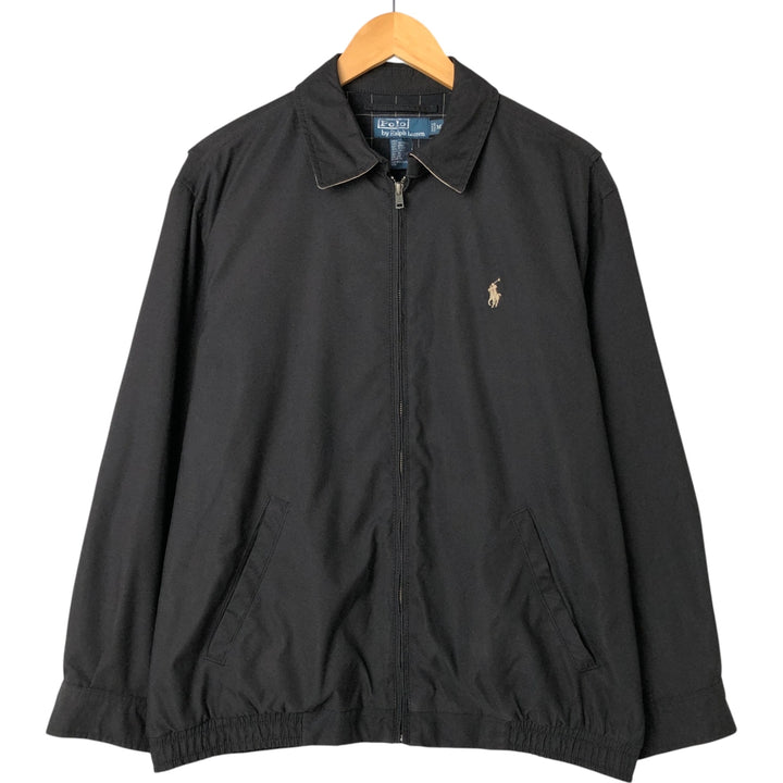 Ralph Lauren POLO by Ralph Lauren Swing Top Sports Jacket Men's M polyester black type Vintage Second Hand