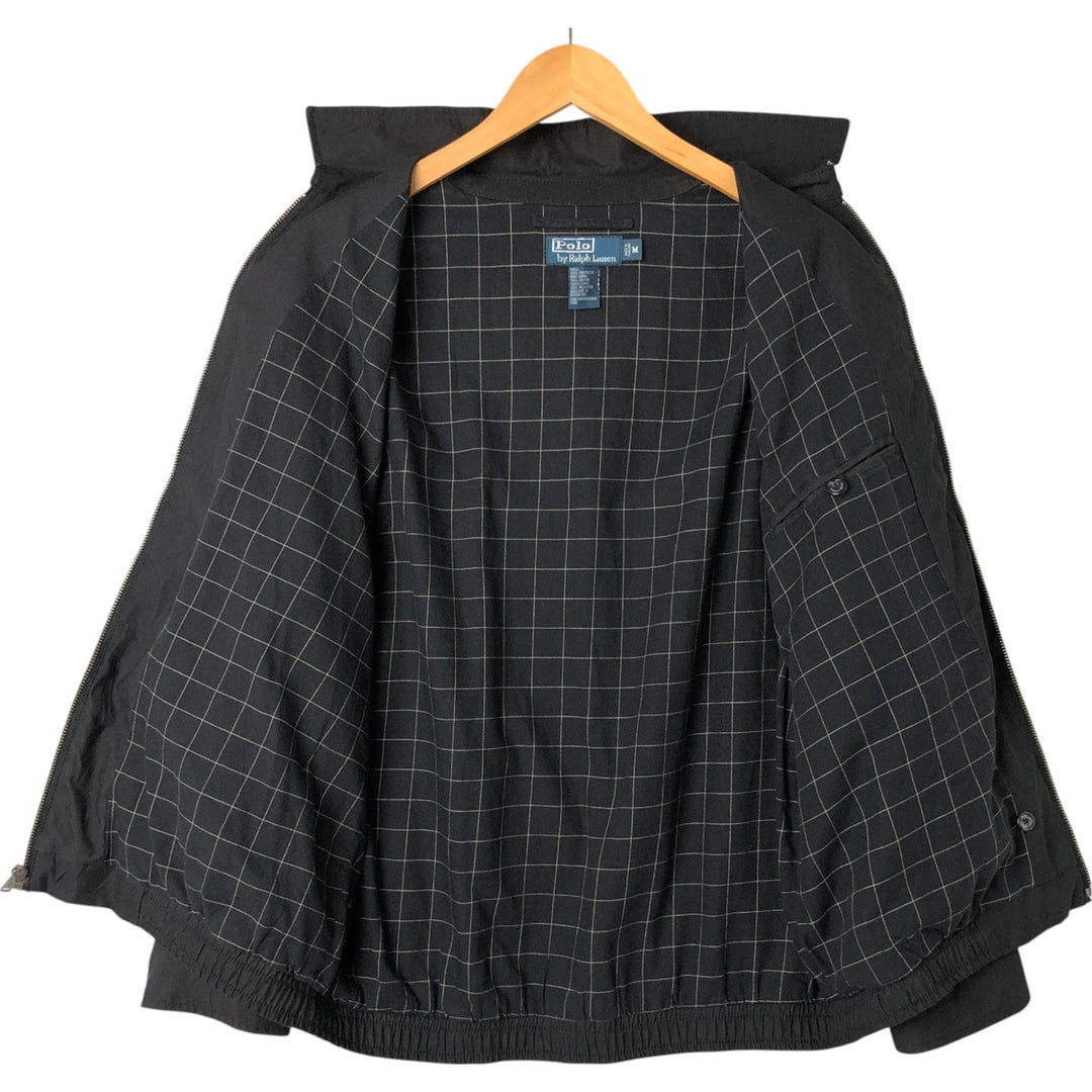 Ralph Lauren POLO by Ralph Lauren Swing Top Sports Jacket Men's M polyester black type Vintage Second Hand