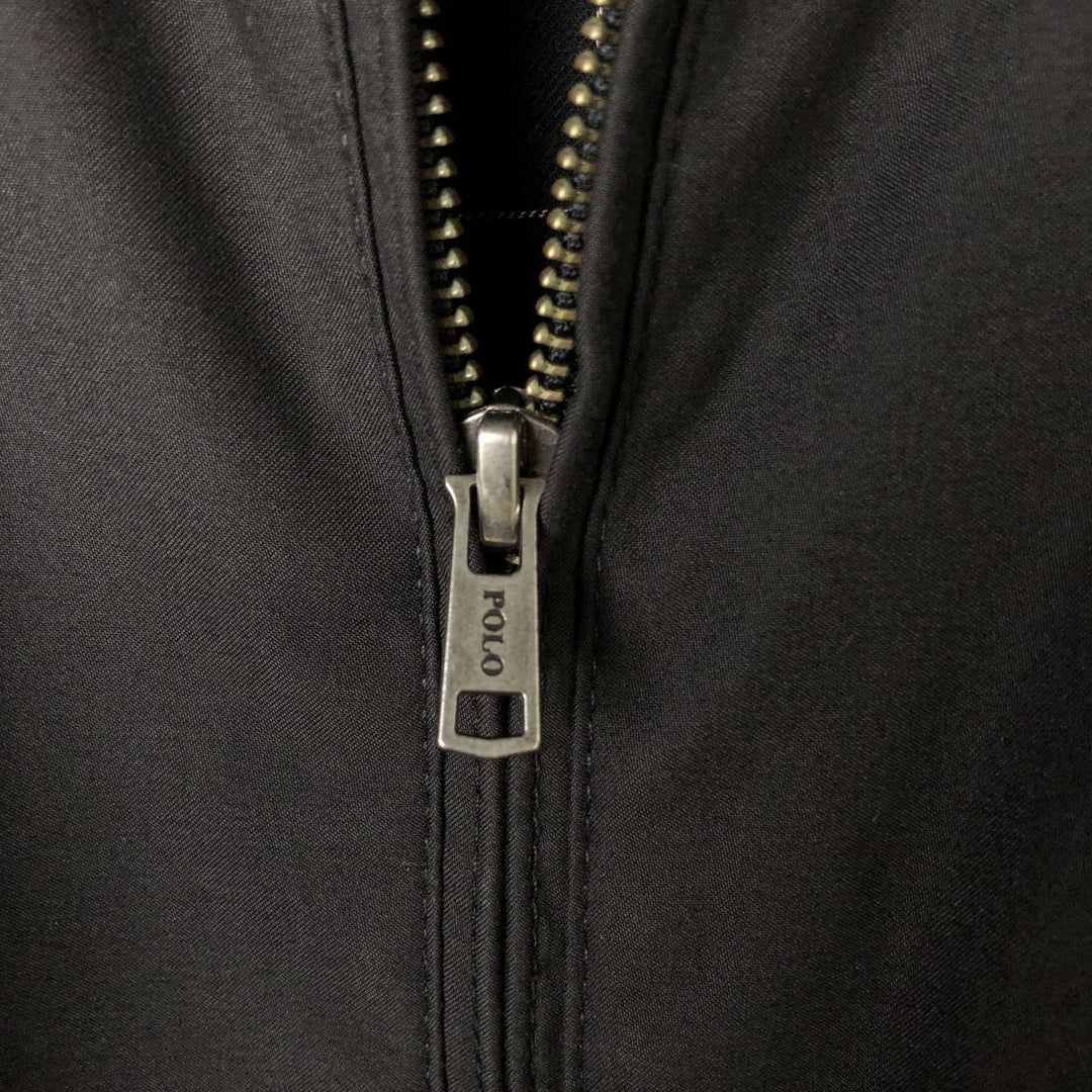 Ralph Lauren POLO by Ralph Lauren Swing Top Sports Jacket Men's M polyester black type Vintage Second Hand