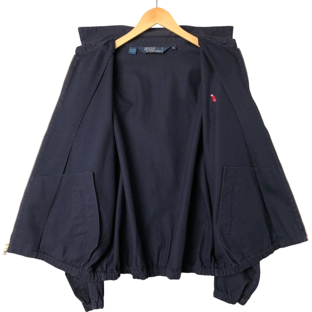 Ralph Lauren POLO by Ralph Lauren Swing Top Sports Jacket Men's XL cotton navy blue type Vintage Second Hand