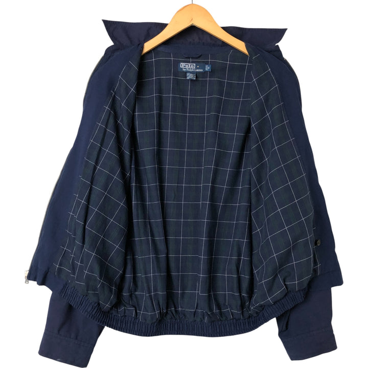Ralph Lauren POLO by Ralph Lauren Swing Top Sports Jacket Men's S polyester navy blue type Vintage Second Hand