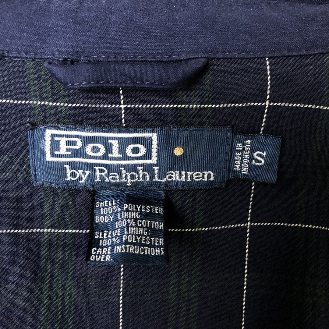 Ralph Lauren POLO by Ralph Lauren Swing Top Sports Jacket Men's S polyester navy blue type Vintage Second Hand