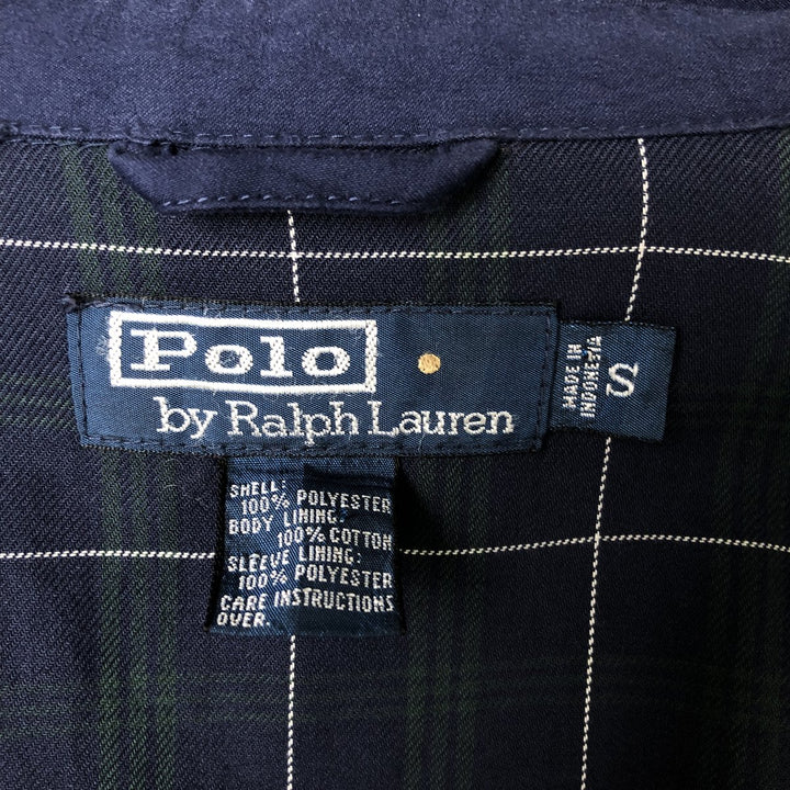 Ralph Lauren POLO by Ralph Lauren Swing Top Sports Jacket Men's S polyester navy blue type Vintage Second Hand