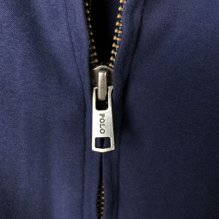 Ralph Lauren POLO by Ralph Lauren Swing Top Sports Jacket Men's S polyester navy blue type Vintage Second Hand
