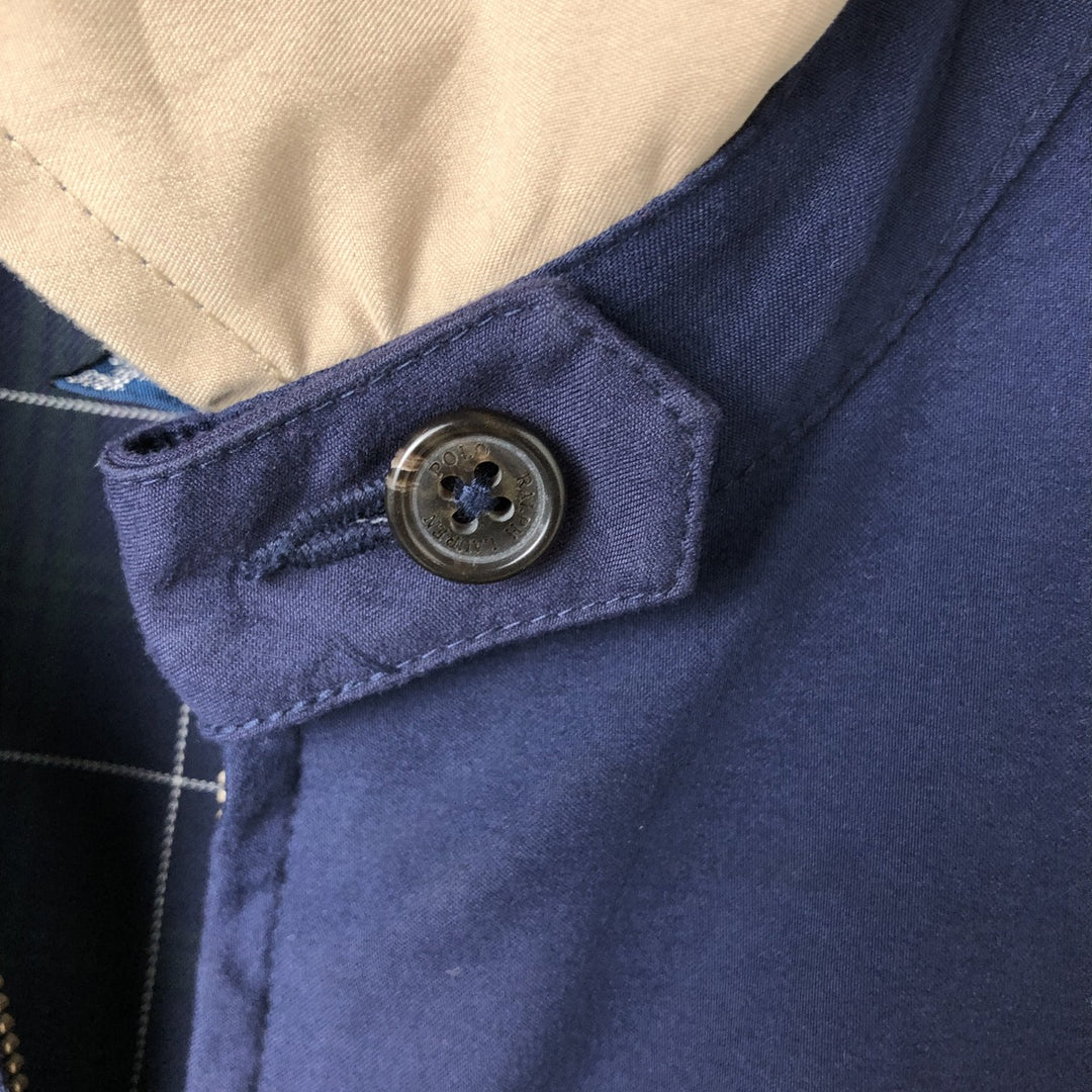 Ralph Lauren POLO by Ralph Lauren Swing Top Sports Jacket Men's S polyester navy blue type Vintage Second Hand