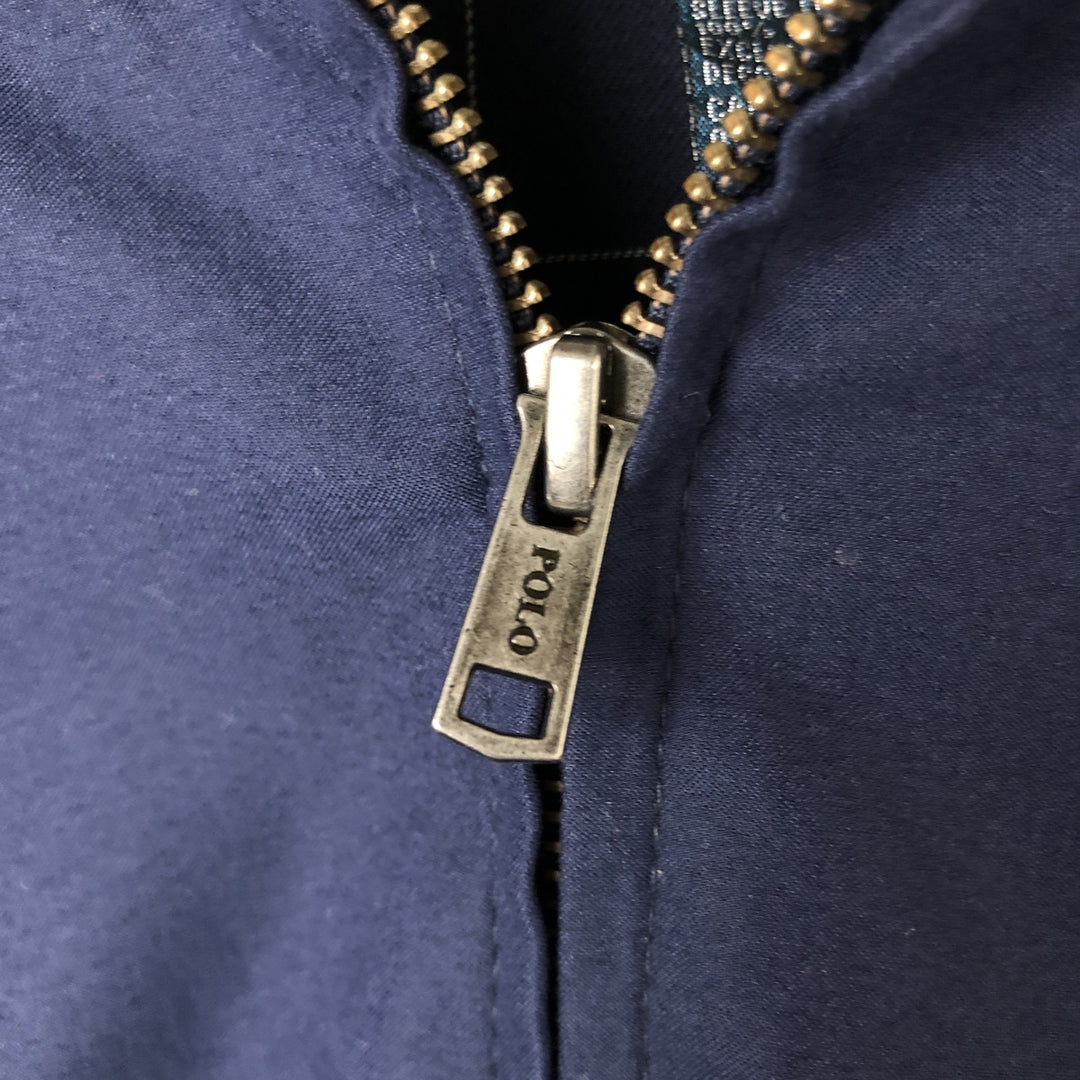 Ralph Lauren POLO by Ralph Lauren Swing Top Sports Jacket Men's XXL polyester navy blue type Vintage Second Hand