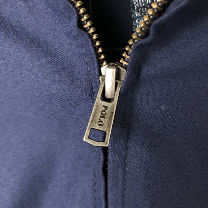 Ralph Lauren POLO by Ralph Lauren Swing Top Sports Jacket Men's XXL polyester navy blue type Vintage Second Hand