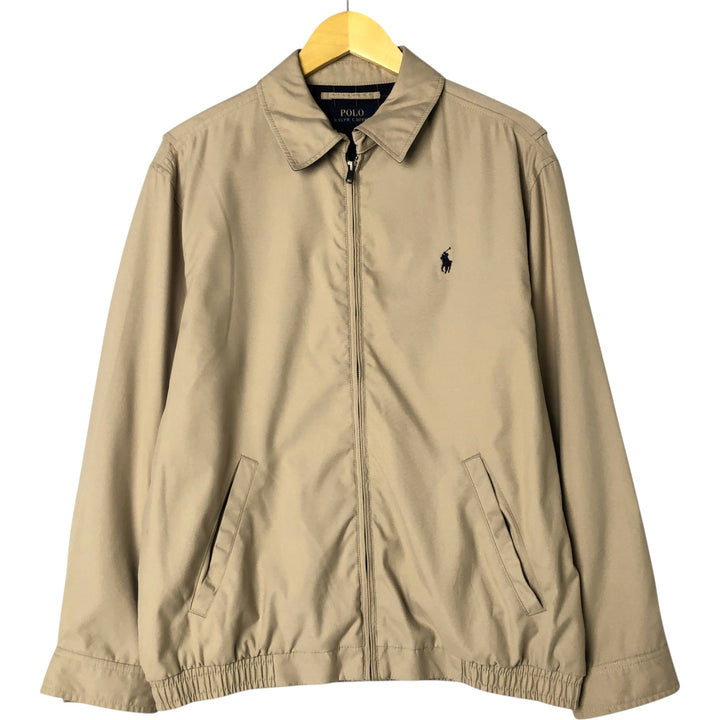 Ralph Lauren POLO RALPH LAUREN Swing Top Sports Jacket Men's M polyester Beige type Vintage Second Hand