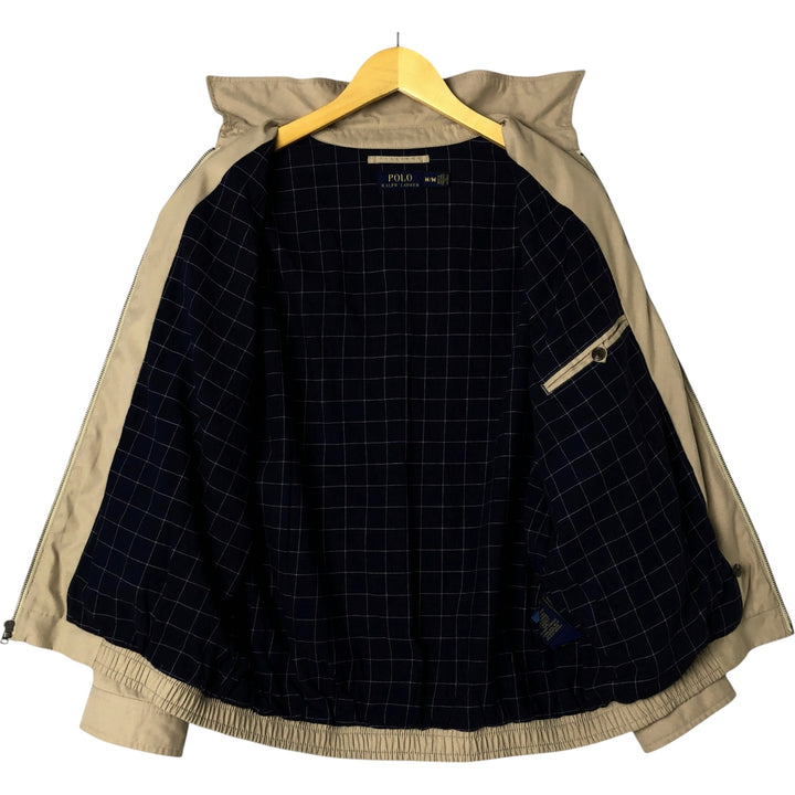 Ralph Lauren POLO RALPH LAUREN Swing Top Sports Jacket Men's M polyester Beige type Vintage Second Hand